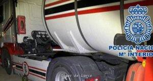La Policía Nacional detiene a dos personas como presuntos autores del robo de combustible de varios camiones y furgonetas