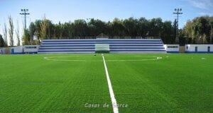 El Ayuntamiento de Lorca instalará una cubierta textil en el graderío del campo de fútbol Mundial 82 “Paco El Lomas”