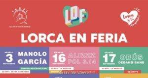 Se anuncia el cartel de la feria y fiestas de Lorca 2022.