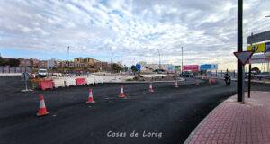 La CARM abre esta semana al tráfico los ramales de la vía rápida Lorca-Águilas hacia la rotonda de San Antonio