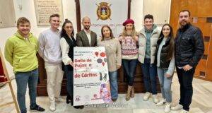 El Ayuntamiento de Lorca colabora con la sección juvenil de Coros y Danzas Virgen de las Huertas en la celebración del ‘Baile de Pujas a Beneficio de Cáritas’