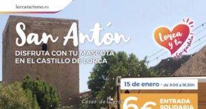 La concejalía de Turismo presenta la «IX Ruta Canina al Castillo de Lorca» con motivo de la celebración de la Festividad de San Antón