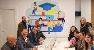 El alcalde de Lorca inaugura la nueva sala de estudio 24 horas en el barrio de La Viña con capacidad para 28 estudiantes y acceso mediante tarjeta