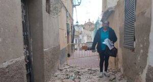 IU-Verdes-Lorca denuncia el estado de peligrosidad de un inmueble en la calle Abellán del barrio de San Pedro