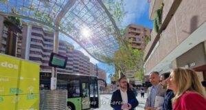 El Ayuntamiento de Lorca moderniza el servicio de autobús urbano instalando nueve paneles digitales que informarán del tiempo de llegada de los vehículos