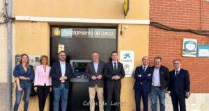 La Parroquia recupera el servicio de cajero automático gracias a un convenio subscrito entre el Ayuntamiento de Lorca, la Comunidad Autónoma y las entidades bancarias