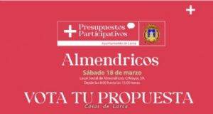 Los vecinos y vecinas de Almendricos elegirán el destino de 100.000 euros con la fase de votación de los primeros Presupuestos Participativos