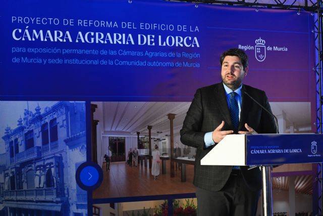 La nueva sede del Gobierno regional en la Cámara Agraria de Lorca permitirá trabajar "de manera directa" con los lorquinos 5