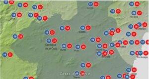 AEMET alerta de un episodio de altas temperaturas que podrían alcanzar los 38°C los días 28 y 29 de abril