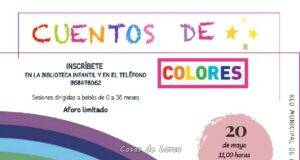 La Red Municipal de Bibliotecas de Lorca organiza la actividad ‘Cuentos de Colores’ el próximo 20 de mayo en la Biblioteca Infantil