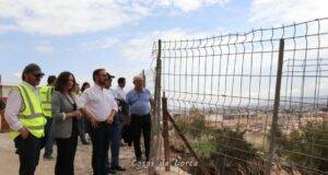 El alcalde en funciones visita el final de las obras del vial de los Barrios Altos que se unirá a la gran mejora de las comunicaciones impulsada por el Ayuntamiento de Lorca
