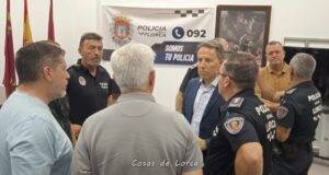 Los vecinos que residen en las diputaciones de Lorca recuperan las patrullas permanentes de vigilancia por parte de la Policía Local y contarán en septiembre con un Grupo de Respuesta en Pedanías (GRP)