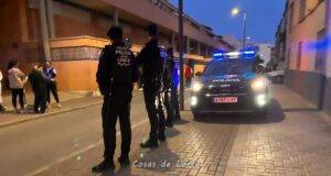 Un dispositivo especial de seguridad de la Policía Local de Lorca vigila el barrio de San Diego