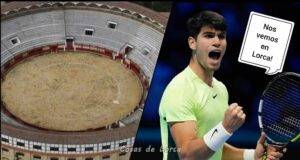 Carlos Alcaraz inaugurará deportivamente la plaza de toros de Lorca con un partido de exhibición en primavera