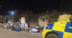 Una persona herida en accidente de tráfico en Lorca