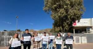 El PSOE apoya a las familias del IES Bartolomé Pérez Casas y exige a López Miras que dote de servicio de transporte escolar a este centro educativo