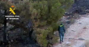 La Guardia Civil esclarece un incendio forestal en Lorca con un investigado