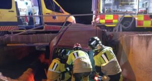 Dos fallecidos en accidente de tráfico en la diputación Campillo de Lorca .
