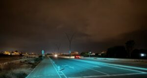 El PSOE denuncia que el tramo 1 de la Ronda Central se encuentra sin iluminación 10 meses después de su inauguración por la negligencia de Fulgencio Gil