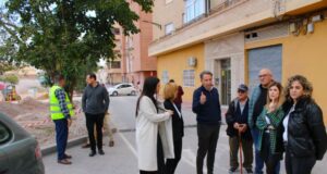 El Gobierno de Lorca invierte 20.000 euros en mejorar la accesibilidad de la calle Rubén Darío en el barrio de La Viña