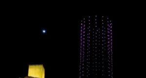 Miles de drones iluminarán las noche vieja lorquina sustituyendo los ruidosos cohetes