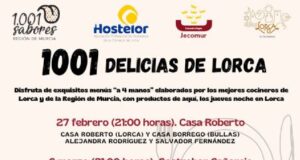 Lorca inicia la segunda edición de ‘1001 Delicias’, una cita gastronómica a 4 manos