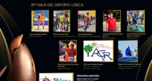 La XXXI Gala del Deporte de Lorca premiará a varios deportistas destacados y entidades locales el 1 de marzo en el Auditorio Margarita Lozano