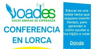 VOADES organiza una conferencia sobre educación y salud emocional con Jesús Madrid Soriano en Lorca