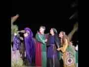 Más de 1.500 personas asisten al impactante Vía Crucis Viviente del Paso Morado en el Monte Calvario