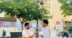El Gobierno de Lorca realiza una nueva actuación en el casco histórico y renueva la iluminación de la Plaza San Vicente