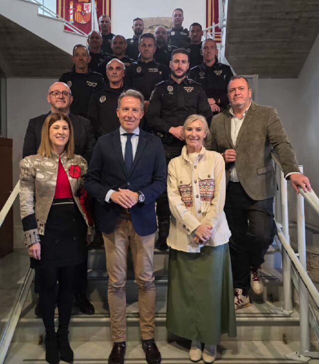 El Ayuntamiento de Lorca reconoce a 12 agentes de la Policía Local por su destacada labor y profesionalidad durante la Operación CREPÚSCULO25
