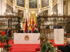 El historiador Manuel Muñoz Clares y el arqueólogo Andrés Martínez Rodríguez, cronistas oficiales de Lorca