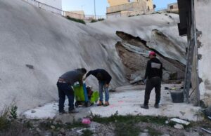 El Pleno del Ayuntamiento de Lorca aprueba la expropiación de terrenos en San Cristóbal para crear zonas verdes mientras avanzan las obras de emergencia para estabilizar el talud