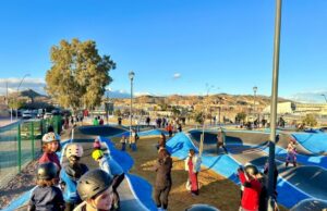 El alcalde de Lorca inaugura el primer Centro de Deportes Urbanos (CEDU) al aire libre de la Región de Murcia junto a la Ronda Central