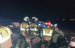 Accidente grave con fallecido en la vía rápida a Águilas