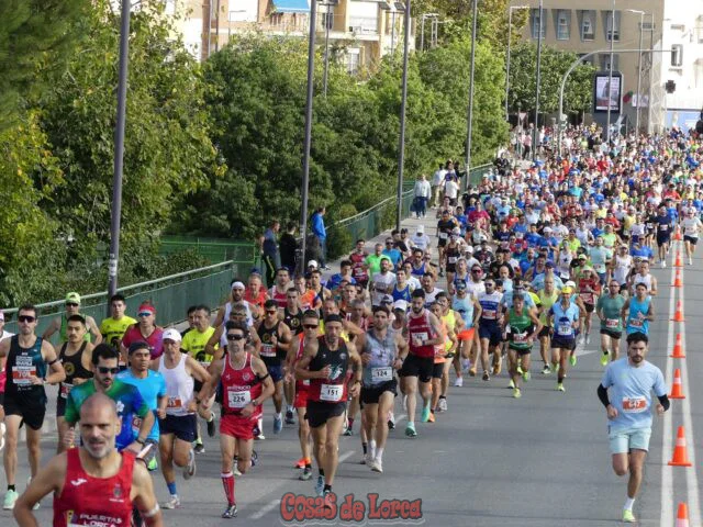 La 38ª Media Maratón ''Ciudad de Lorca'' del próximo domingo supera el millar de inscritos, cifra récords de los últimos años
