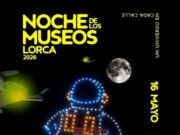 Un espectáculo de 150 drones pondrá el broche final a la celebración de la Noche de los Museos de Lorca drones en la noche de lorca