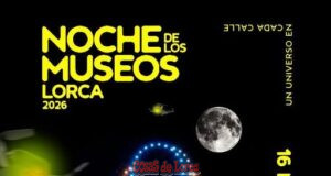 Un espectáculo de 150 drones pondrá el broche final a la celebración de la Noche de los Museos de Lorca drones en la noche de lorca