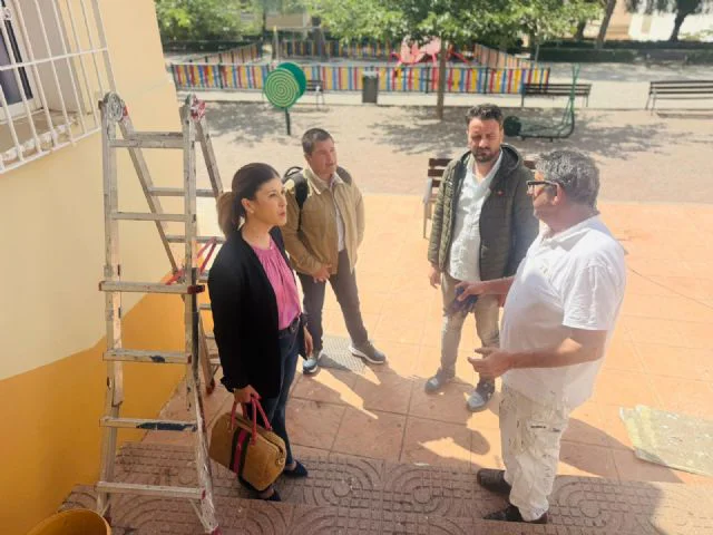 el ayuntamiento de lorca realiza una actuación de rehabilitación y mejora del local social del barrio de los Ángeles y su entorno2