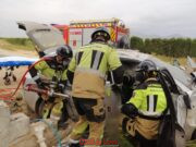 Servicios de emergencia han intervenido en un accidente de tráfico con un herido atrapado en Almendricos, termino municipal de Lorca fb img 1777633185093
