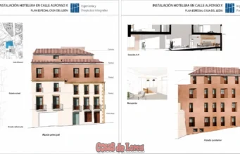 Se reactiva el proyecto del primer hotel del casco histórico de Lorca tras seis años de paralización planos casa del leon lorca