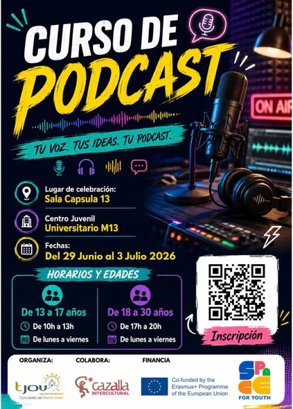 el gobierno de lorca pone en marcha ''cápsula 13'', una sala de podcast para potenciar el talento y la comunicación digital entre los jóvenes2