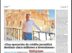 Lorca impulsará inversiones por cinco millones mediante una operación de crédito screenshot