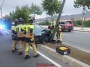 Un joven de 19 años herido tras chocar su vehículo contra una farola en Lorca img 20260610 wa0006