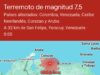 Venezuela, golpeada por dos potentes terremotos en menos de un minuto Venezuela, golpeada por dos potentes terremotos en menos de un minuto