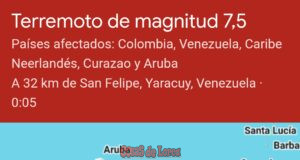 Venezuela, golpeada por dos potentes terremotos en menos de un minuto Venezuela, golpeada por dos potentes terremotos en menos de un minuto