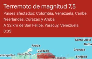 Venezuela, golpeada por dos potentes terremotos en menos de un minuto Venezuela, golpeada por dos potentes terremotos en menos de un minuto