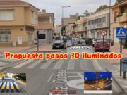 PROPUESTA: Pasos de peatones 3D e inteligentes iluminados en Santa Quiteria y Calle Horno calle santa quiteria y horno propuesta pasos 3d iluminados