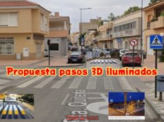 PROPUESTA: Pasos de peatones 3D e inteligentes iluminados en Santa Quiteria y Calle Horno calle santa quiteria y horno propuesta pasos 3d iluminados