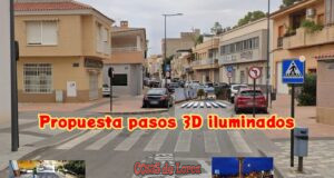 PROPUESTA: Pasos de peatones 3D e inteligentes iluminados en Santa Quiteria y Calle Horno calle santa quiteria y horno propuesta pasos 3d iluminados
